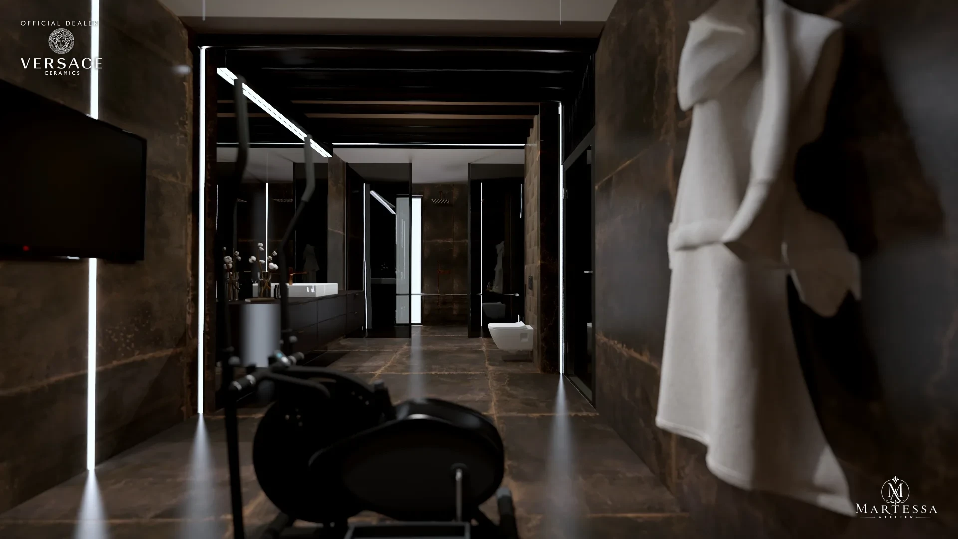 Men Cave — master bathroom