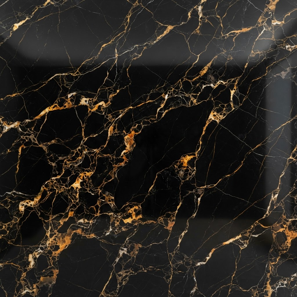 Kolekcja Maximvs · Black & Gold — powierzchnia o efekcie marmur, wykończenie Lux · Naturale · SoftLux
