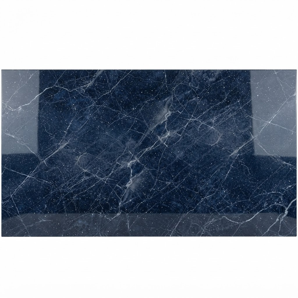 Kolekcja Maximvs · Galaxy Blue — powierzchnia o efekcie marmur, wykończenie Lux · Naturale · SoftLux
