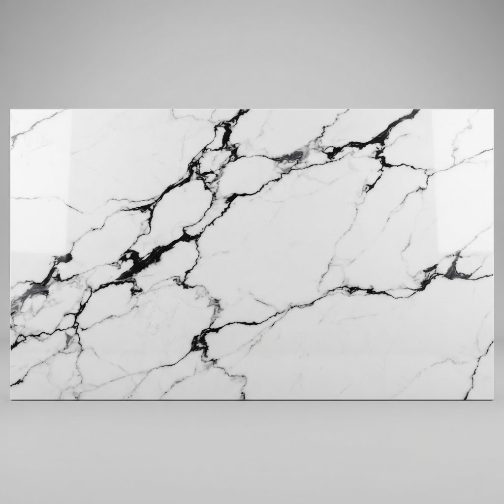 Kolekcja Maximvs · Panda White — powierzchnia o efekcie marmur, wykończenie Lux · Naturale · SoftLux
