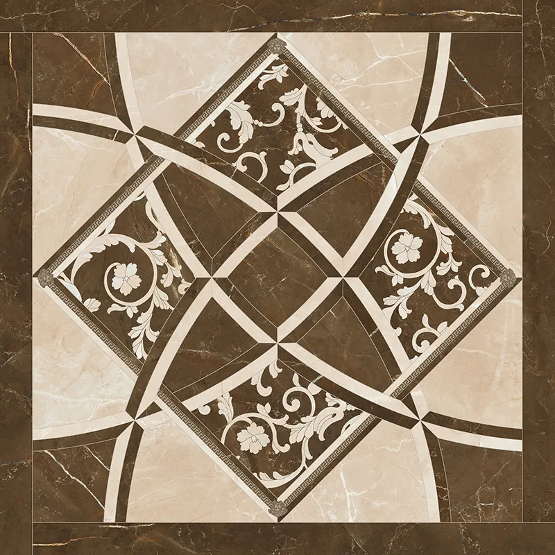 Emote Intarsio Crema / Marrone — próbka wzoru