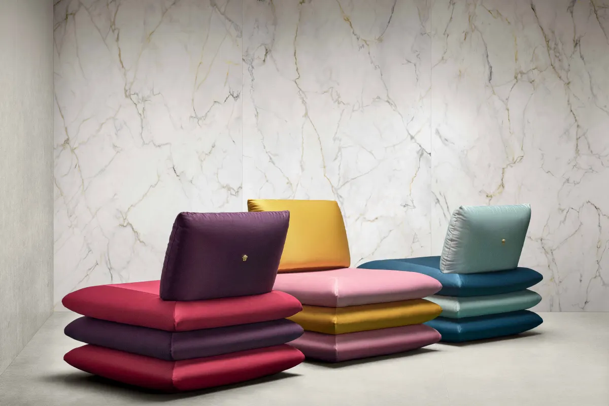 Wnętrze z kolekcją Harmony Marble — aranżacja 1