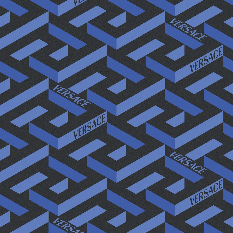 Icons La Greca Maxi Blue — próbka wzoru