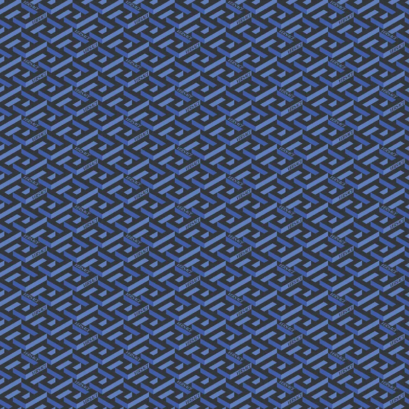 Icons La Greca Midi Blue — próbka wzoru