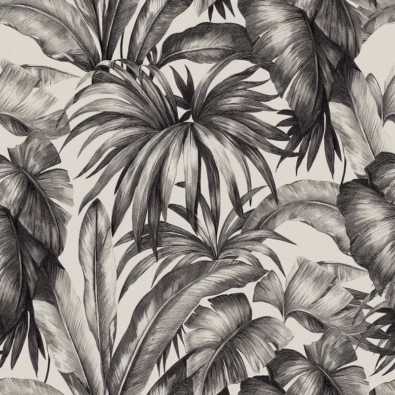 Icons Palm Black/white — próbka wzoru