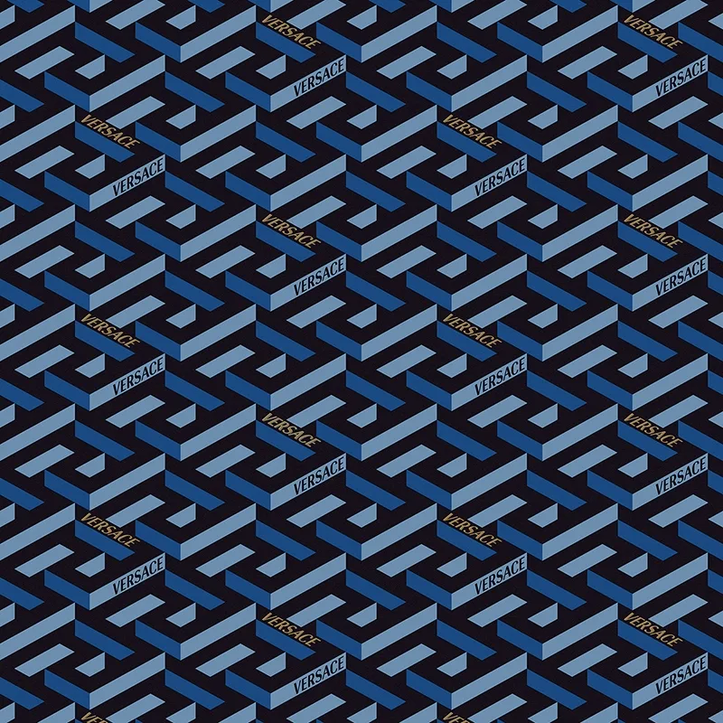Manifesto La Greca Maxi Blue — próbka wzoru