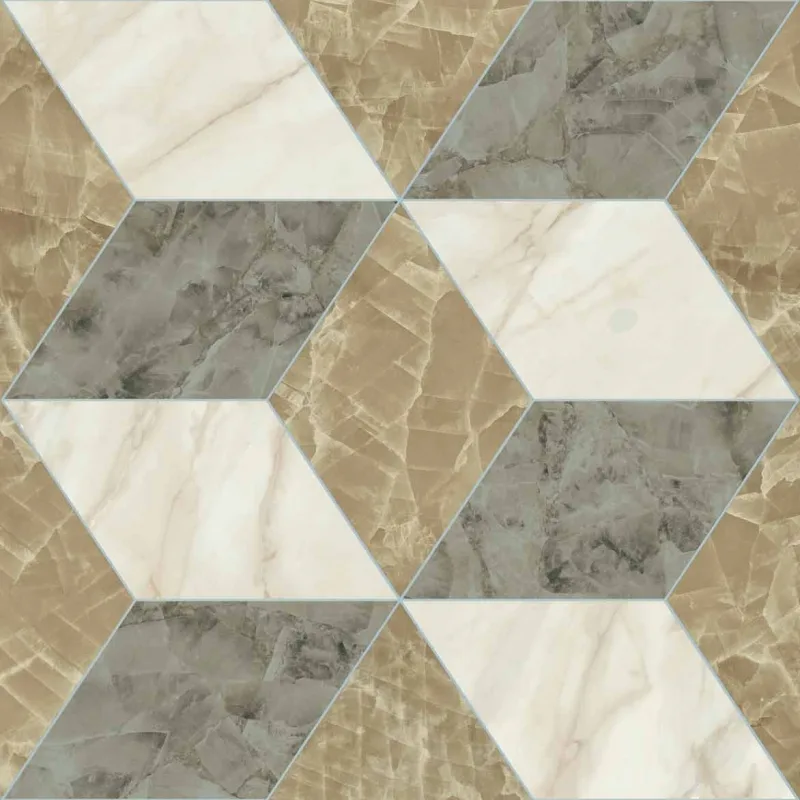 Tarsia Cubical Avorio — próbka wzoru