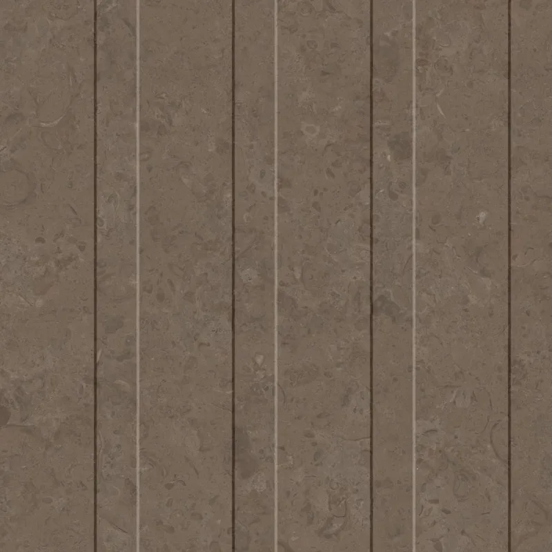 V Stone Fluted Brown — próbka wzoru