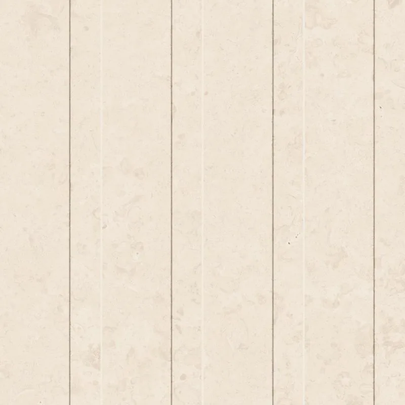 V Stone Fluted White — próbka wzoru
