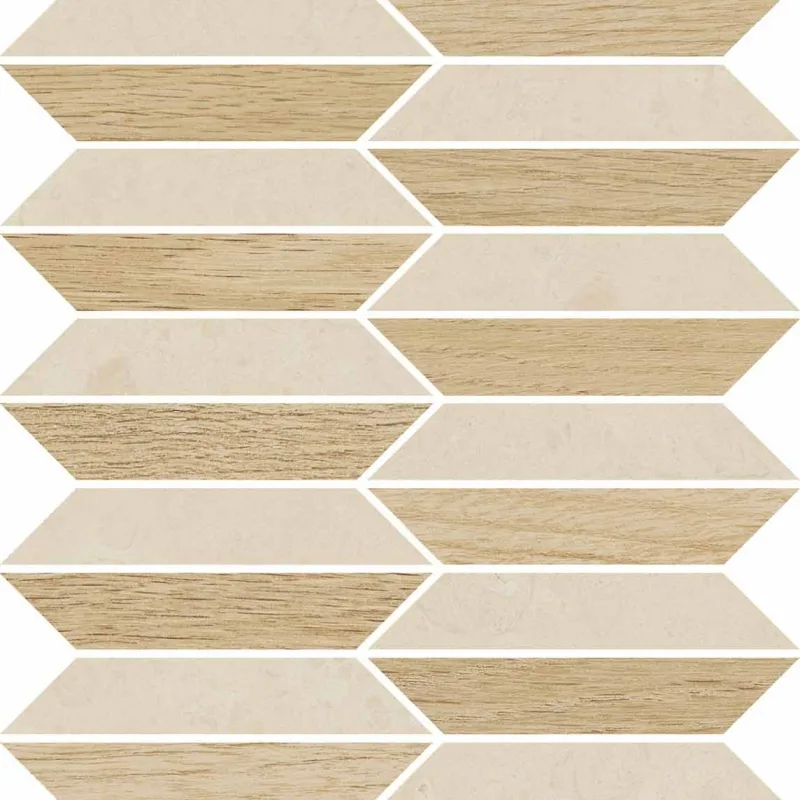 V Stone Mosaico Lozenge Beige — próbka wzoru